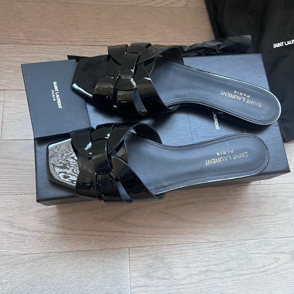 ***SOLD***Saint Laurent tribute sandal - Picture 6 of 10